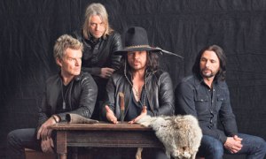 The Cult's 2012 incarnation: Billy Duffy, Chris Wyse, Ian Astbury, John Tempesta